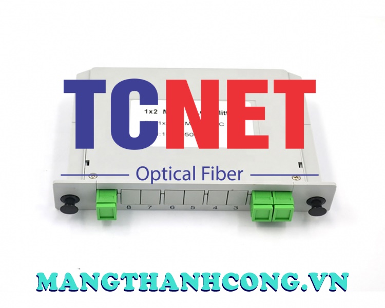 2 way plc splitters with sc apc connectors lgx ftth fiber optic 1030x687 1