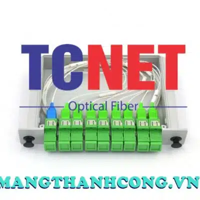 8 way fiber optic plc splitters with sc apc connectors lgx04 1030x687 1