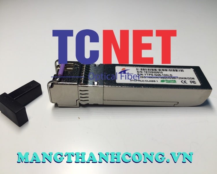 Module quang SFP 155 Mbps, 1 sợi quang 120km 1490/1550nm DDM Wintop