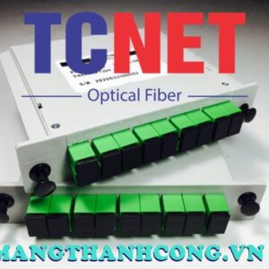 Bộ chia quang Splitter Box hộp nhựa 1×8 SC/APC