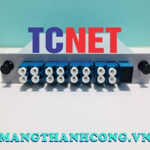 Bộ chia quang Splitter Box hộp nhựa 1×8 SC/UPC ra LC/UPC Duplex