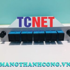 Bộ chia quang Splitter Box hộp nhựa 1×8 SC/UPC ra SC/UPC