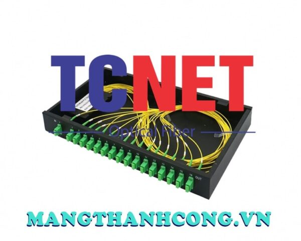 bo chia quang splitter gan rack 1×16 scapc 6