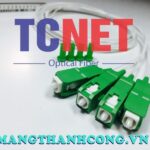 bo chia quang splitter mini 1×4 scapc mau trang