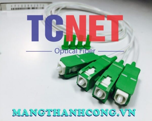 bo chia quang splitter mini 1×4 scapc mau trang