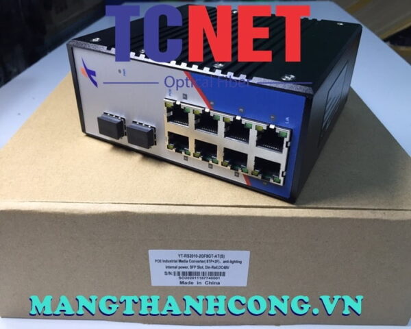 bo chuyen doi cong nghiep wintop yt rs2010 2gf8gt at bo chuyen doi quang dien poe 8 cong 101001000base tx pse 2 cong quang 1000base xsfp gan din nguon dc4675v
