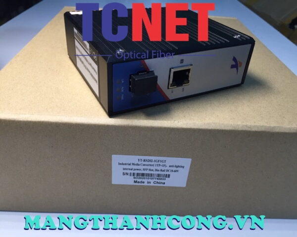 bo chuyen doi cong nghiep wintop yt rs202 1gf1gt bo chuyen doi quang dien 1 cong 101001000base tx 1 cong quang 1000base xsfp gan din nguon dc1875v 4