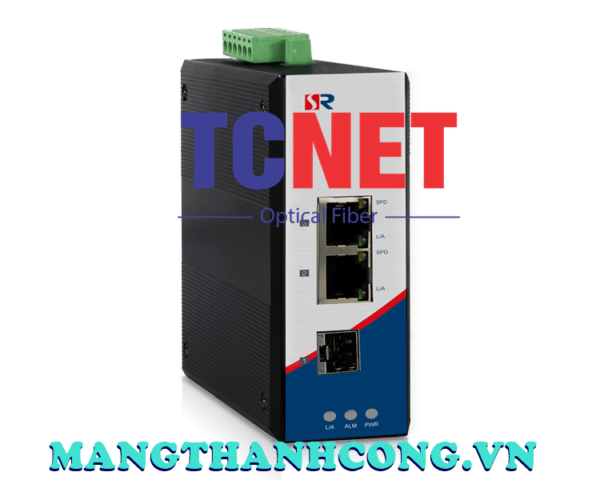 bo chuyen doi cong nghiep wintop yt rs203 1gf2gt bo chuyen doi quang dien 2 cong 101001000base tx 1 cong quang 1000base xsfp gan din nguon dc1875v