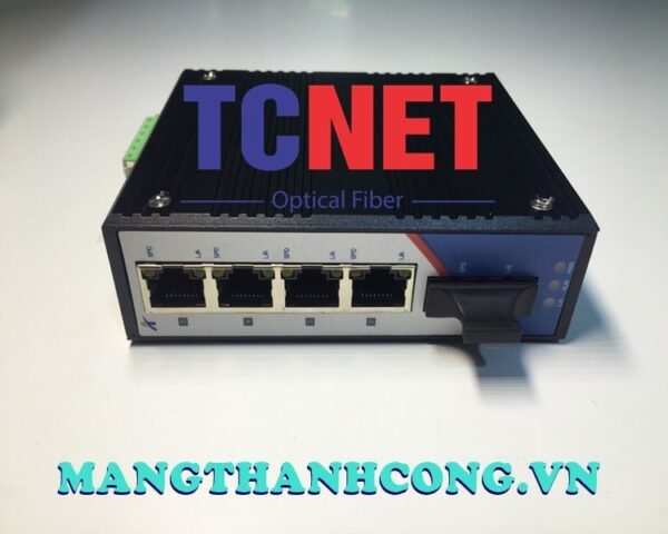 bo chuyen doi cong nghiep wintop yt rs205 1f4t bo chuyen doi quang dien 4 cong 10100base tx 1 cong quang 100base fx single modesc20km gan din nguon dc1875v 9