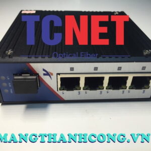 Bộ chuyển đổi công nghiệp WINTOP YT-RS205-1GF4GT | Bộ chuyển đổi quang điện 4 cổng 10/100/1000Base-T(X) + 1 cổng quang 1000Base-X(SFP), gắn DIN, nguồn DC9~60V