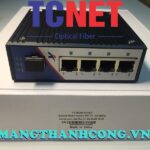 bo chuyen doi cong nghiep wintop yt rs205 1gf4gt bo chuyen doi quang dien 4 cong 101001000base tx 1 cong quang 1000base xsfp gan din nguon dc960v 6