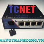 bo chuyen doi cong nghiep wintop yt rs205 1gf4gt bo chuyen doi quang dien 4 cong 101001000base tx 1 cong quang 1000base xsfp gan din nguon dc960v 7