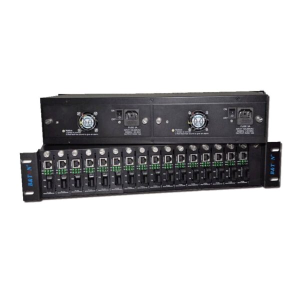 bo chuyen doi quang dien 14 khe cam rack mount chassis bt ef14 d220 bton