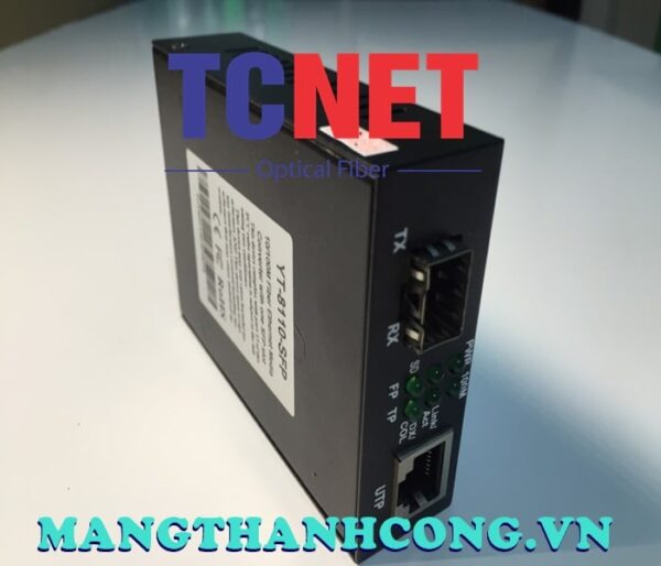 bo chuyen doi quang dien wintop yt 8110 sfp bo chuyen doi quang dien 1 cong 10100mbps fast ethernet 1 cong slot sfp quang ma yt 8110 sfp 10