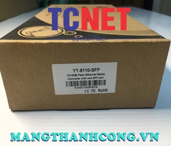 bo chuyen doi quang dien wintop yt 8110 sfp bo chuyen doi quang dien 1 cong 10100mbps fast ethernet 1 cong slot sfp quang ma yt 8110 sfp 4