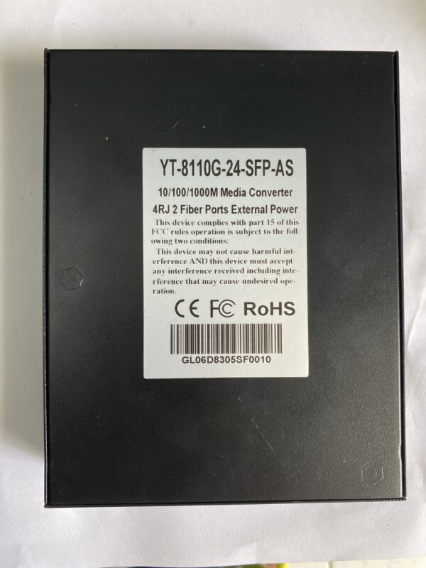 bo chuyen doi quang dien wintop yt 8110g 24 sfp as bo chuyen doi quang dien 4 cong 101001000mbps gigabit ethernet 2 cong slot sfp quang ma yt 8110g 24 sfp as 1