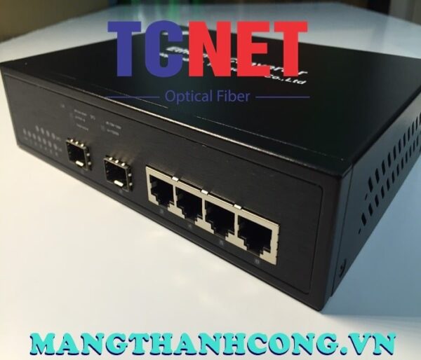 bo chuyen doi quang dien wintop yt 8110g 24 sfp as bo chuyen doi quang dien 4 cong 101001000mbps gigabit ethernet 2 cong slot sfp quang ma yt 8110g 24 sfp as 2