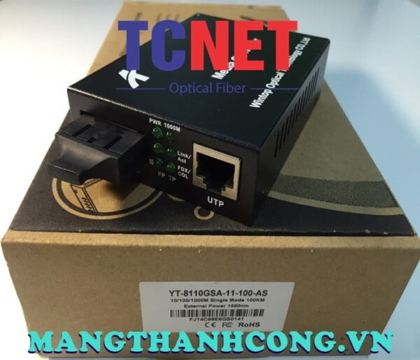 bo chuyen doi quang dien wintop yt 8110gsa 11 100 as bo chuyen doi quang dien 1 cong 101001000 gigabit ethernet 2 soi quang 3