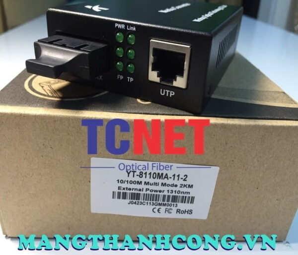 bo chuyen doi quang dien wintop yt 8110ma 11 2 bo chuyen doi quang dien 1 cong 10100mbps fast ethernet 2 soi quang 2