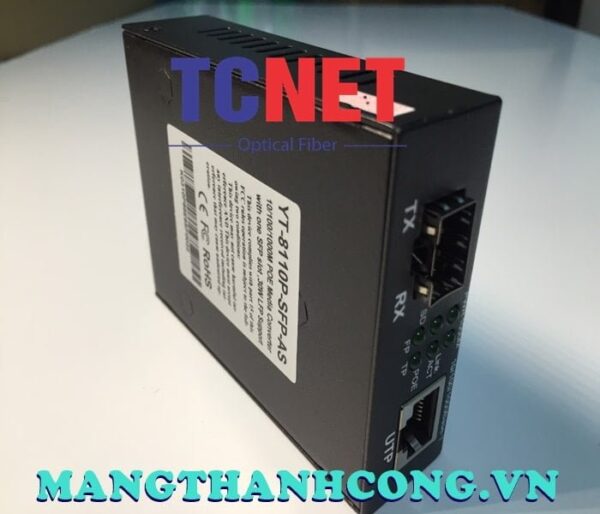 bo chuyen doi quang dien wintop yt 8110p sfp as bo chuyen doi quang dien 1 cong 101001000mbps gigabit ethernet poe 1 cong slot sfp quang ma yt 8110p sfp as 11