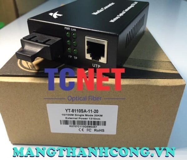 bo chuyen doi quang dien wintop yt 8110sa 11 20 bo chuyen doi quang dien 1 cong 10100mbps fast ethernet 2 soi quang 2
