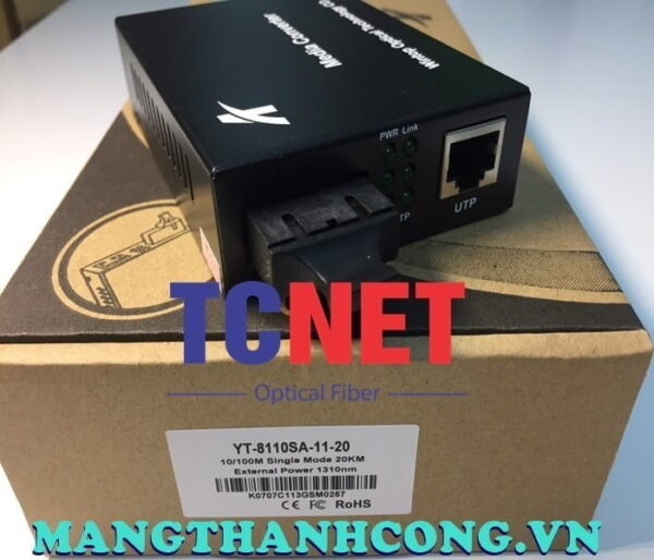 bo chuyen doi quang dien wintop yt 8110sa 11 20 bo chuyen doi quang dien 1 cong 10100mbps fast ethernet 2 soi quang 6