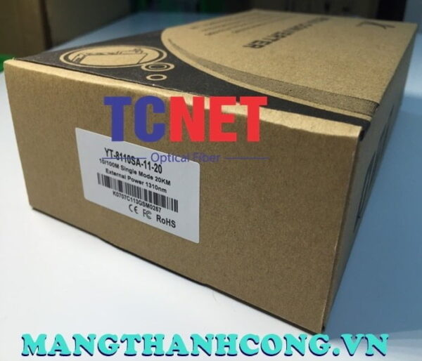 bo chuyen doi quang dien wintop yt 8110sa 11 20 bo chuyen doi quang dien 1 cong 10100mbps fast ethernet 2 soi quang