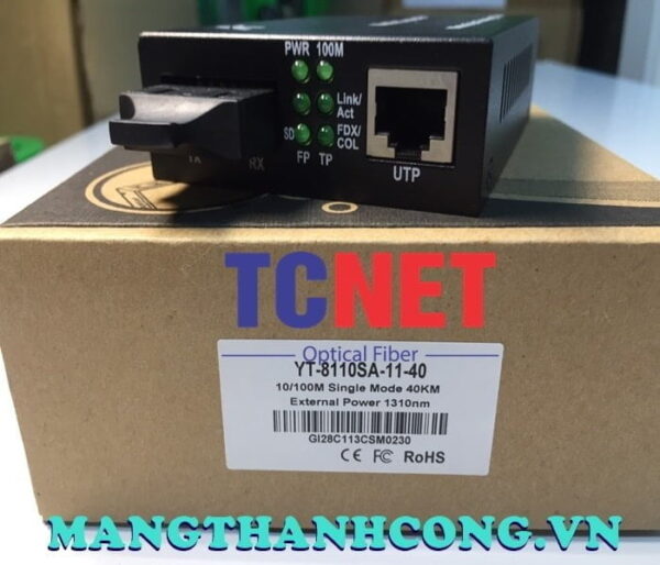 bo chuyen doi quang dien wintop yt 8110sa 11 40 bo chuyen doi quang dien 1 cong 10100mbps fast ethernet 2 soi quang 1
