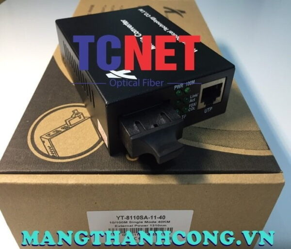 bo chuyen doi quang dien wintop yt 8110sa 11 40 bo chuyen doi quang dien 1 cong 10100mbps fast ethernet 2 soi quang 5