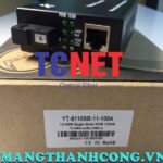 bo chuyen doi quang dien wintop yt 8110sb 11 100a bo chuyen doi quang dien 1 cong 10100mbps fast ethernet 1 soi quang chuan a 1