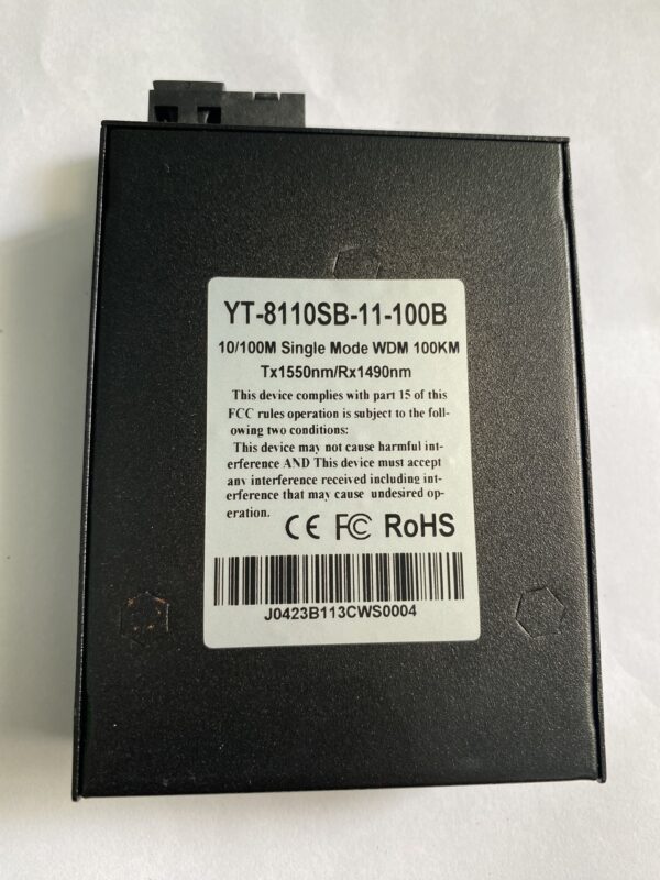 bo chuyen doi quang dien wintop yt 8110sb 11 100a bo chuyen doi quang dien 1 cong 10100mbps fast ethernet 1 soi quang chuan a