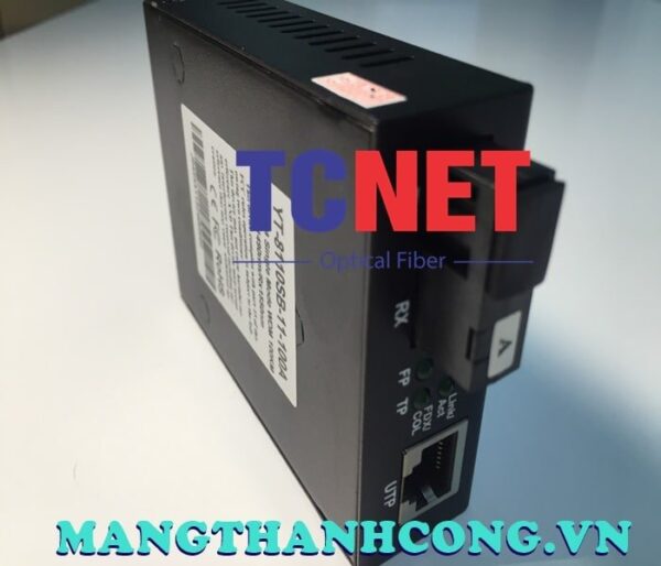 bo chuyen doi quang dien wintop yt 8110sb 11 100a bo chuyen doi quang dien 1 cong 10100mbps fast ethernet 1 soi quang chuan a 9