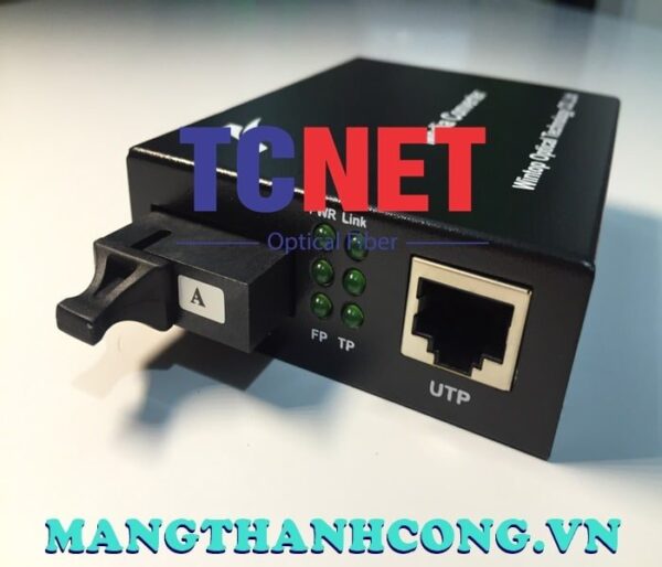 bo chuyen doi quang dien wintop yt 8110sb 11 20a bo chuyen doi quang dien 1 cong 10100mbps fast ethernet 1 soi quang chuan a 9