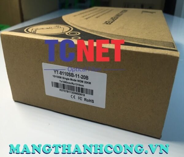 bo chuyen doi quang dien wintop yt 8110sb 11 20b bo chuyen doi quang dien 1 cong 10100mbps fast ethernet 1 soi quang chuan b 1