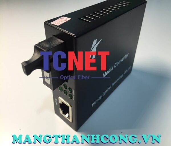 bo chuyen doi quang dien wintop yt 8110sb 11 20b bo chuyen doi quang dien 1 cong 10100mbps fast ethernet 1 soi quang chuan b 6