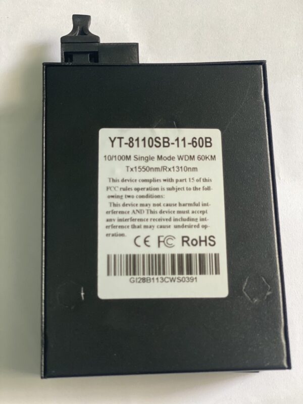 bo chuyen doi quang dien wintop yt 8110sb 11 60b bo chuyen doi quang dien 1 cong 10100mbps fast ethernet 1 soi quang chuan b