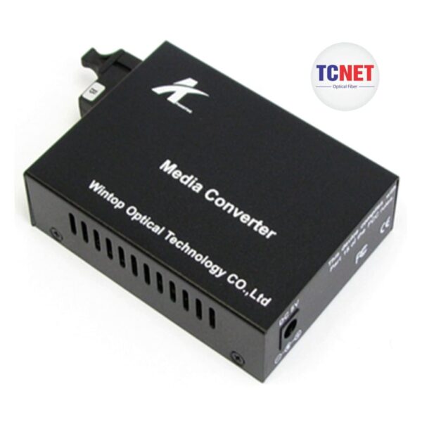bo chuyen doi quang dien wintop yt 8110sb 11 80b 1 cong 10100mbps fast ethernet 1 soi quang chuan b 80km