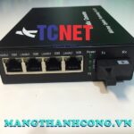 bo chuyen doi quang dien wintop yt 8110sb 14 80b bo chuyen doi quang dien 4 cong 10100mbps fast ethernet 1 soi quang chuan b 4