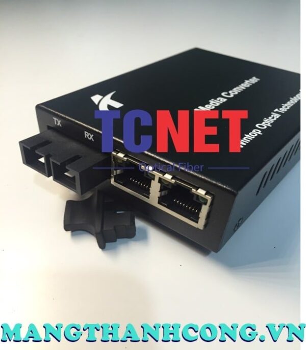 bo chuyen doi quang dien wintop yt 8112sa 100 bo chuyen doi quang dien 2 cong 10100mbps fast ethernet 2 soi quang