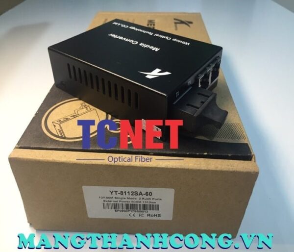 bo chuyen doi quang dien wintop yt 8112sa 60 bo chuyen doi quang dien 2 cong 10100mbps fast ethernet 2 soi quang 5