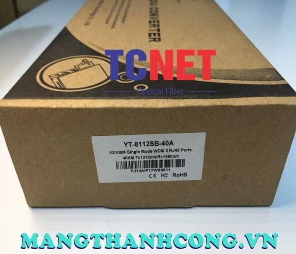 bo chuyen doi quang dien wintop yt 8112sb 40a bo chuyen doi quang dien 2 cong 10100mbps fast ethernet 1 soi quang chuan a 2