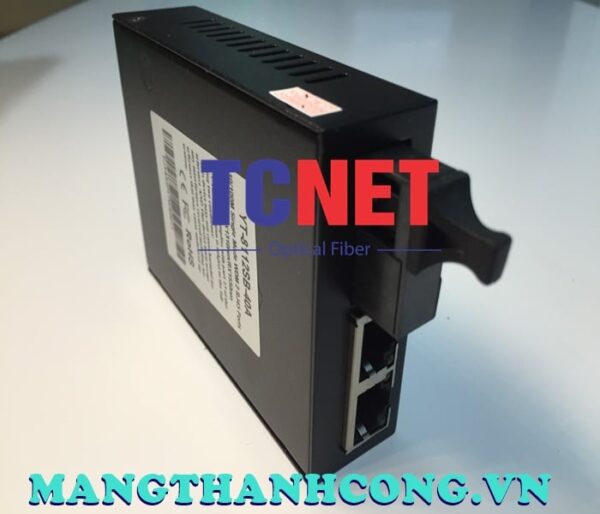 bo chuyen doi quang dien wintop yt 8112sb 40a bo chuyen doi quang dien 2 cong 10100mbps fast ethernet 1 soi quang chuan a 4