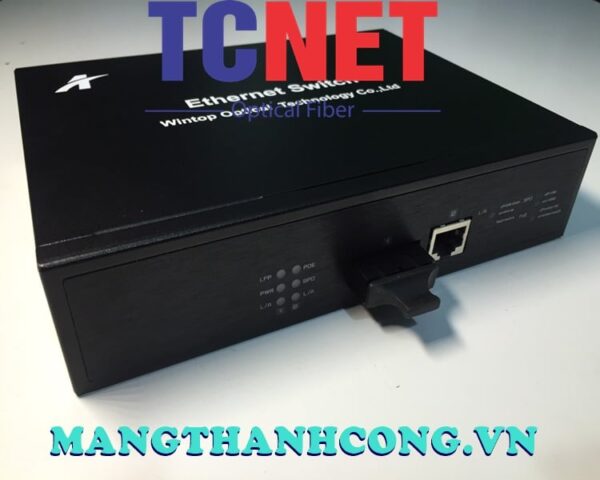 bo chuyen doi switch wintop yt mc102 1f1e at bo chuyen doi switch quang dien poe 1×10100base tx p.s.e.ports and 1×10100base fx port single mode 20km sc 65watt 7