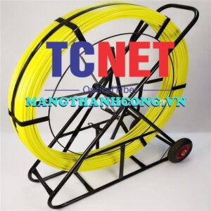 Ghi kéo cáp ngầm đường kính 11mm chiều dài 150 mét có bánh xe .