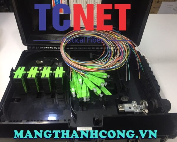hop phoi quang 16fo ftth scapc 12 mau sm mau den nhua ngoai troi
