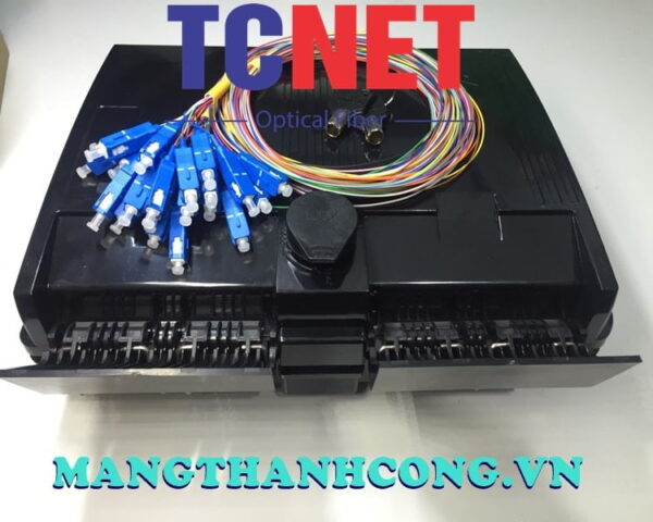 hop phoi quang 16fo ftth scupc 12 mau sm mau den nhua ngoai troi