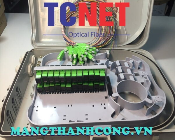 hop phoi quang 24fo ftth scapc 12 mau sm trang kem nhua ngoai troi