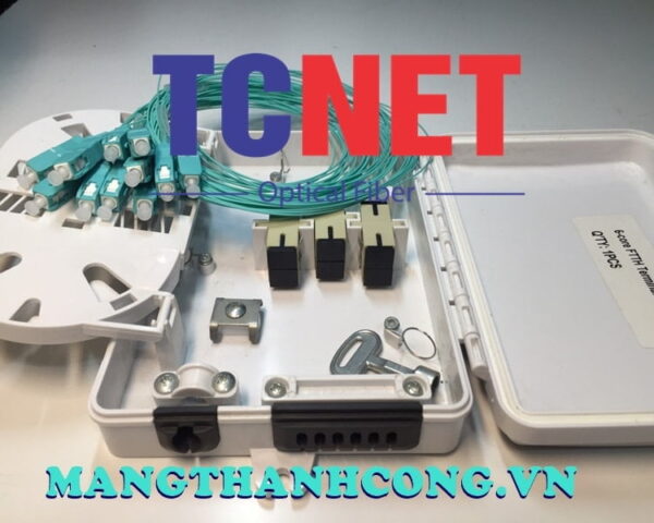 hop phoi quang 4fo ftth sc om3 trang kem nhua ngoai troi