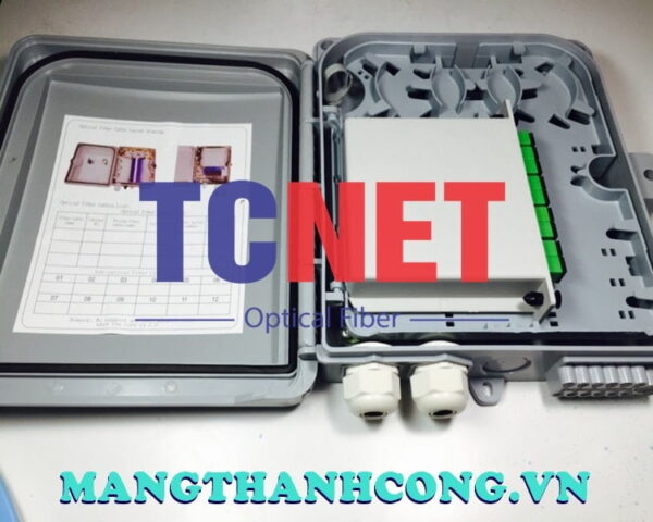 hop phoi quang ngoai troi ftth gpon gan bo chia quang splitter box abs mini 3