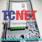 hop phoi quang ngoai troi ftth gpon gan bo chia quang splitter box abs mini 4